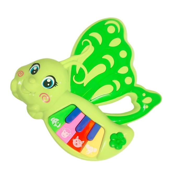 Piano Musical Mariposa Bebe Aprendizaje Didactico + Bateria