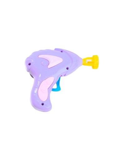 Pistola Burbujera Niñas Colores Pasteles X 2 Unid + Liquido