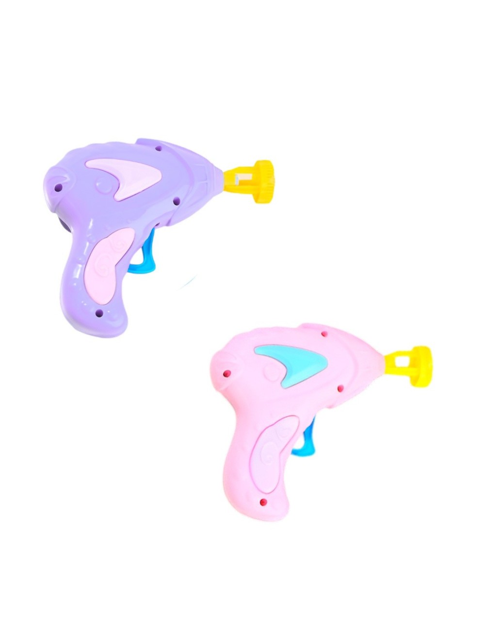 Pistola Burbujera Niñas Colores Pasteles X 2 Unid + Liquido