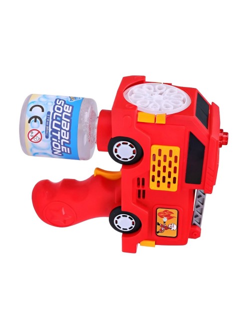 Pistola Burbujero Camion Bomberos + Liquido Burbujas