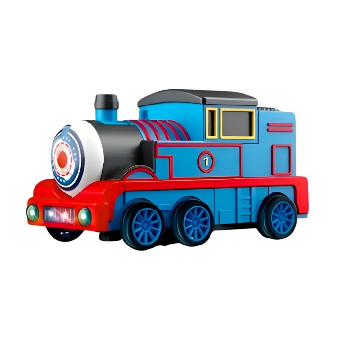 Tren Robot Carro Transformers Juguete Luces Sonido+ Bateria