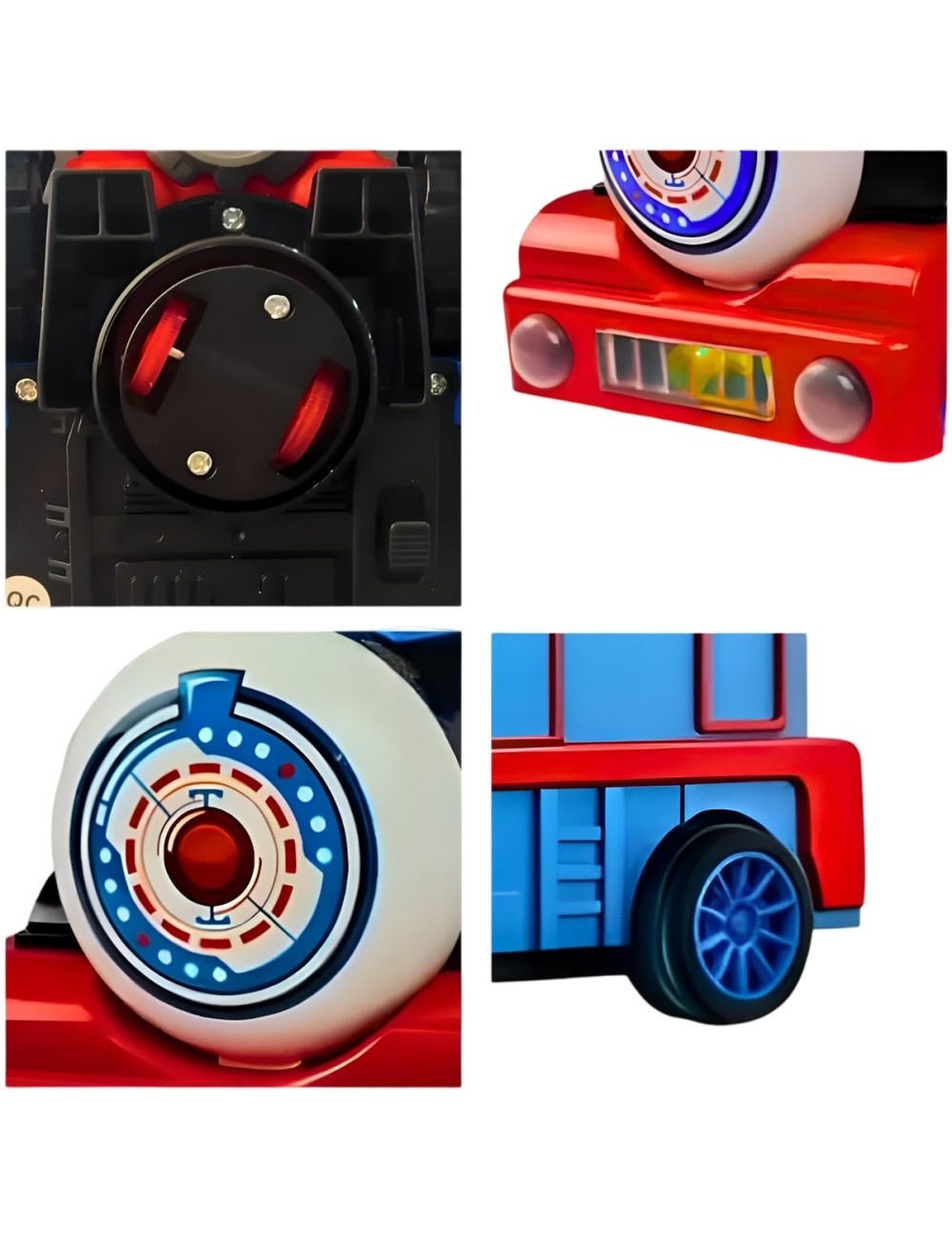 Tren Robot Carro Transformers Juguete Luces Sonido+ Bateria