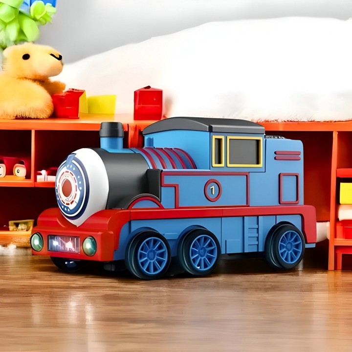 Tren Robot Carro Transformers Juguete Luces Sonido+ Bateria