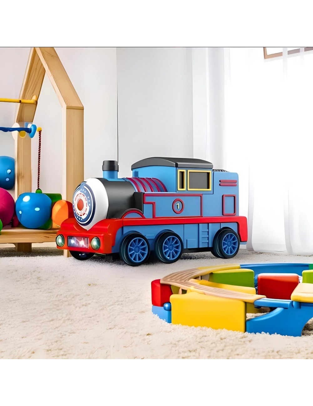 Tren Robot Carro Transformers Juguete Luces Sonido+ Bateria