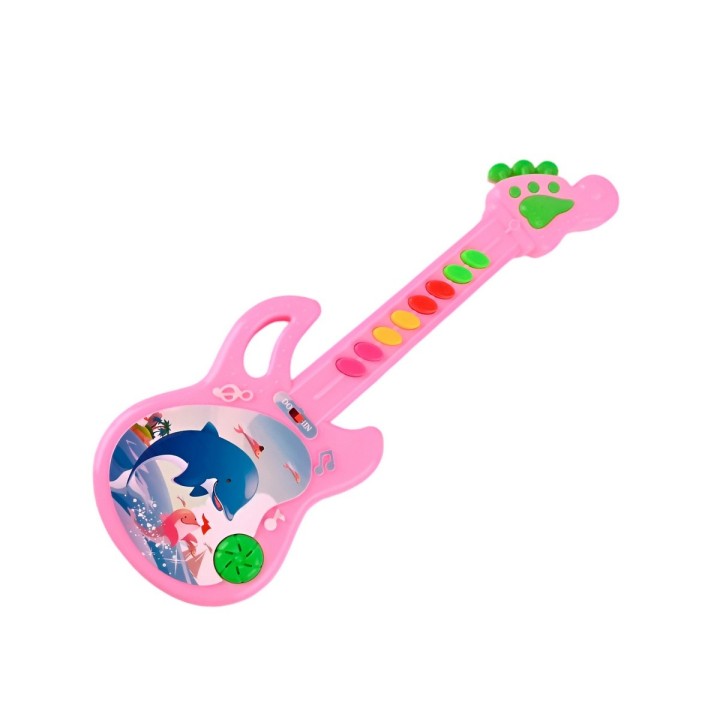 Guitarra Ballena Juguete Interactivo Sonidos + Bateria