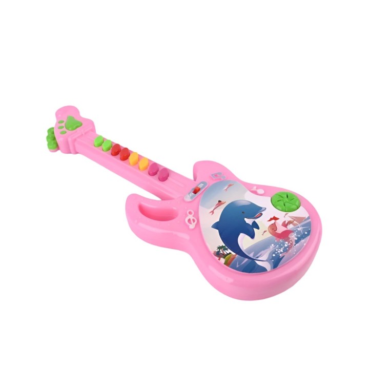 Guitarra Ballena Juguete Interactivo Sonidos + Bateria