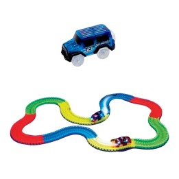 Pista De Carros Neon Con De Carro Luces Track Car+ Baterias
