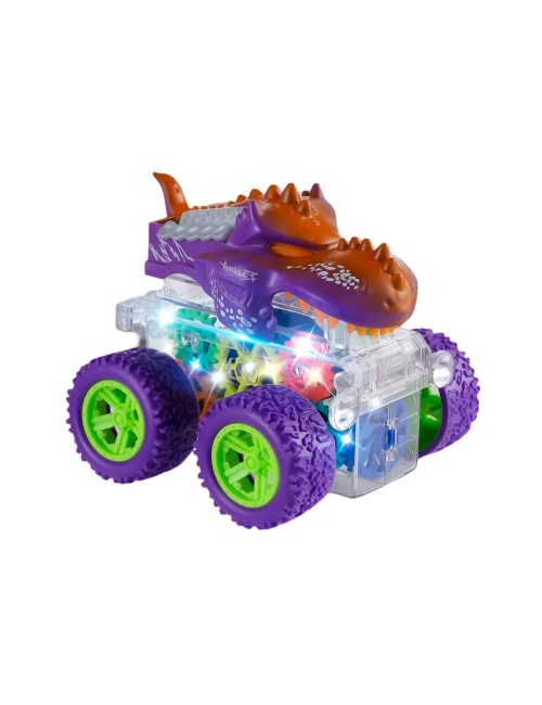 Carro Monster Dinosaurio Engranaje Arrastre Juguete Niños