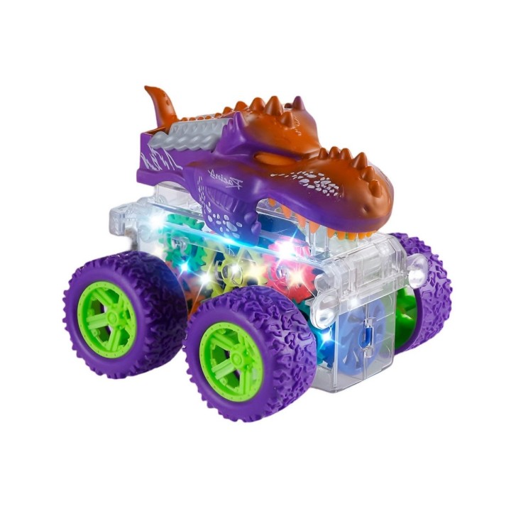 Carro Monster Dinosaurio Engranaje Arrastre Juguete Niños