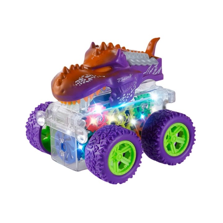 Carro Monster Dinosaurio Engranaje Arrastre Juguete Niños