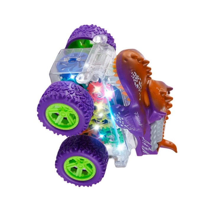 Carro Monster Dinosaurio Engranaje Arrastre Juguete Niños