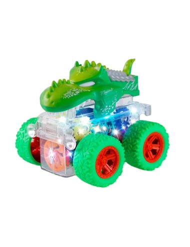 Carro Monster Dinosaurio Engranaje Arrastre Juguete Niños