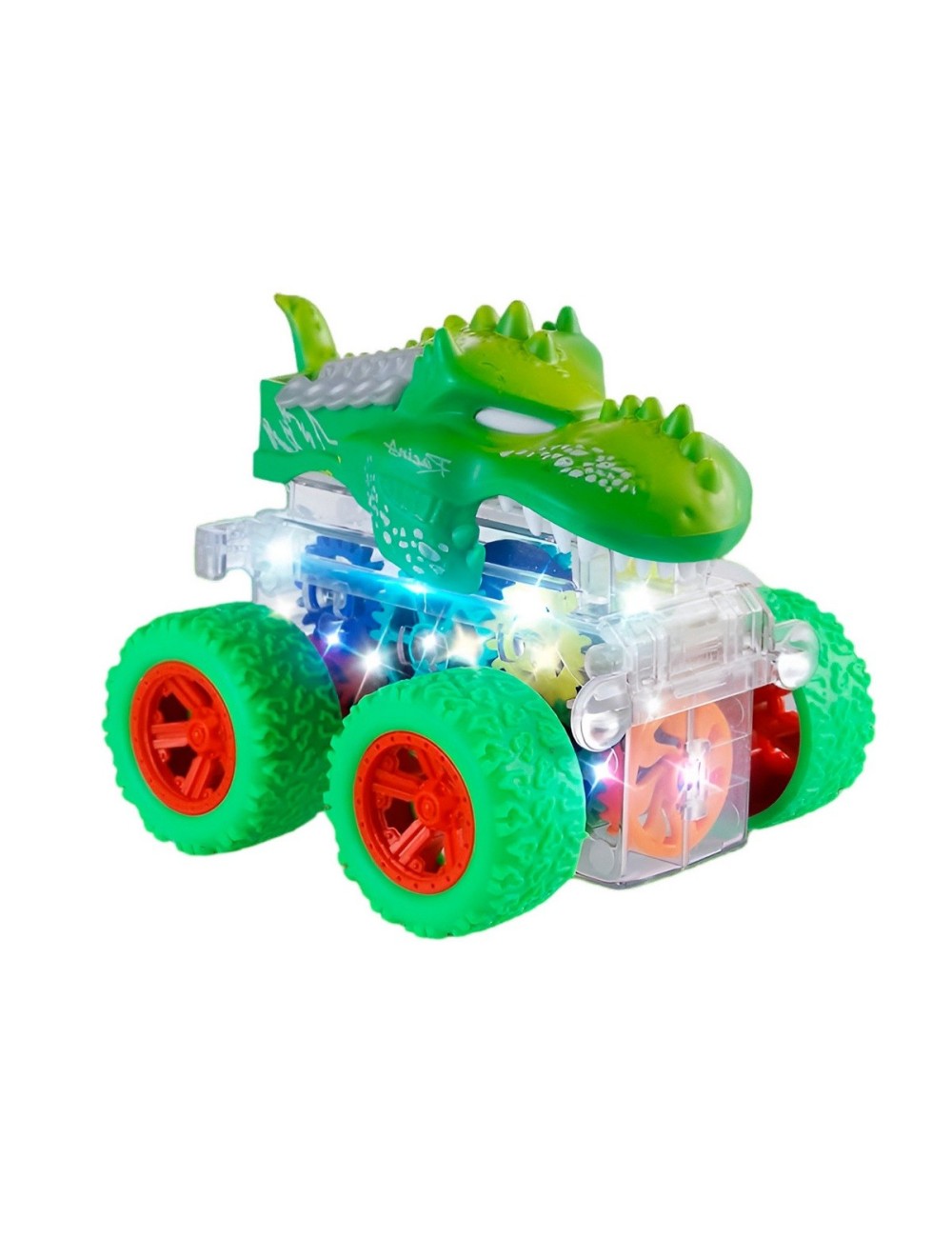 Carro Monster Dinosaurio Engranaje Arrastre Juguete Niños