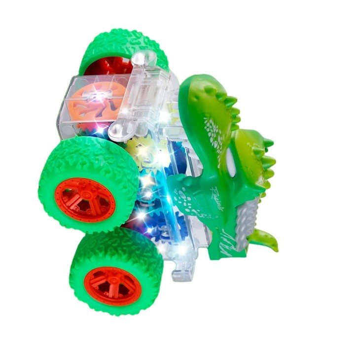 Carro Monster Dinosaurio Engranaje Arrastre Juguete Niños