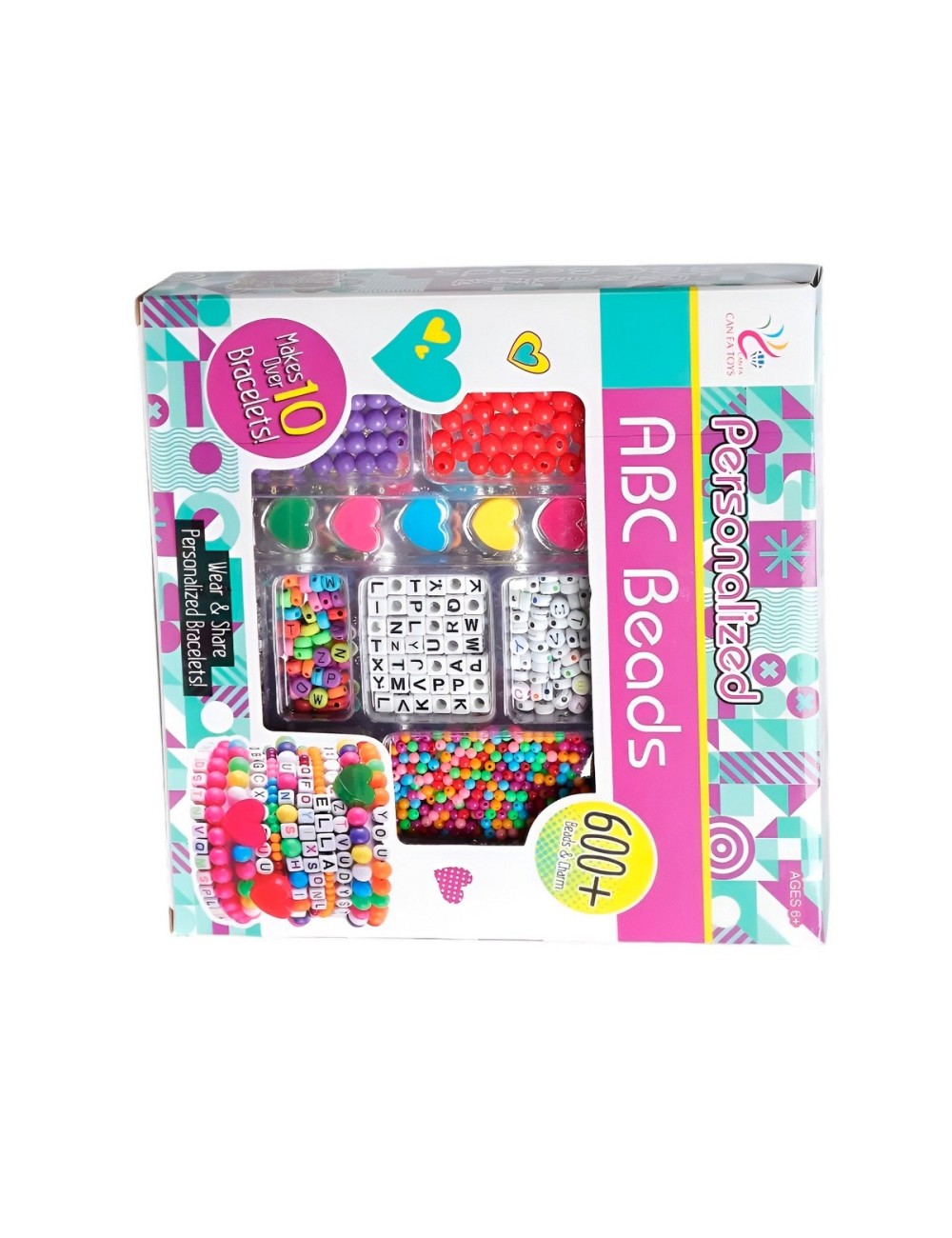 Set Kit Para Hacer Pulseras Charms Juguete Interactivo Abc