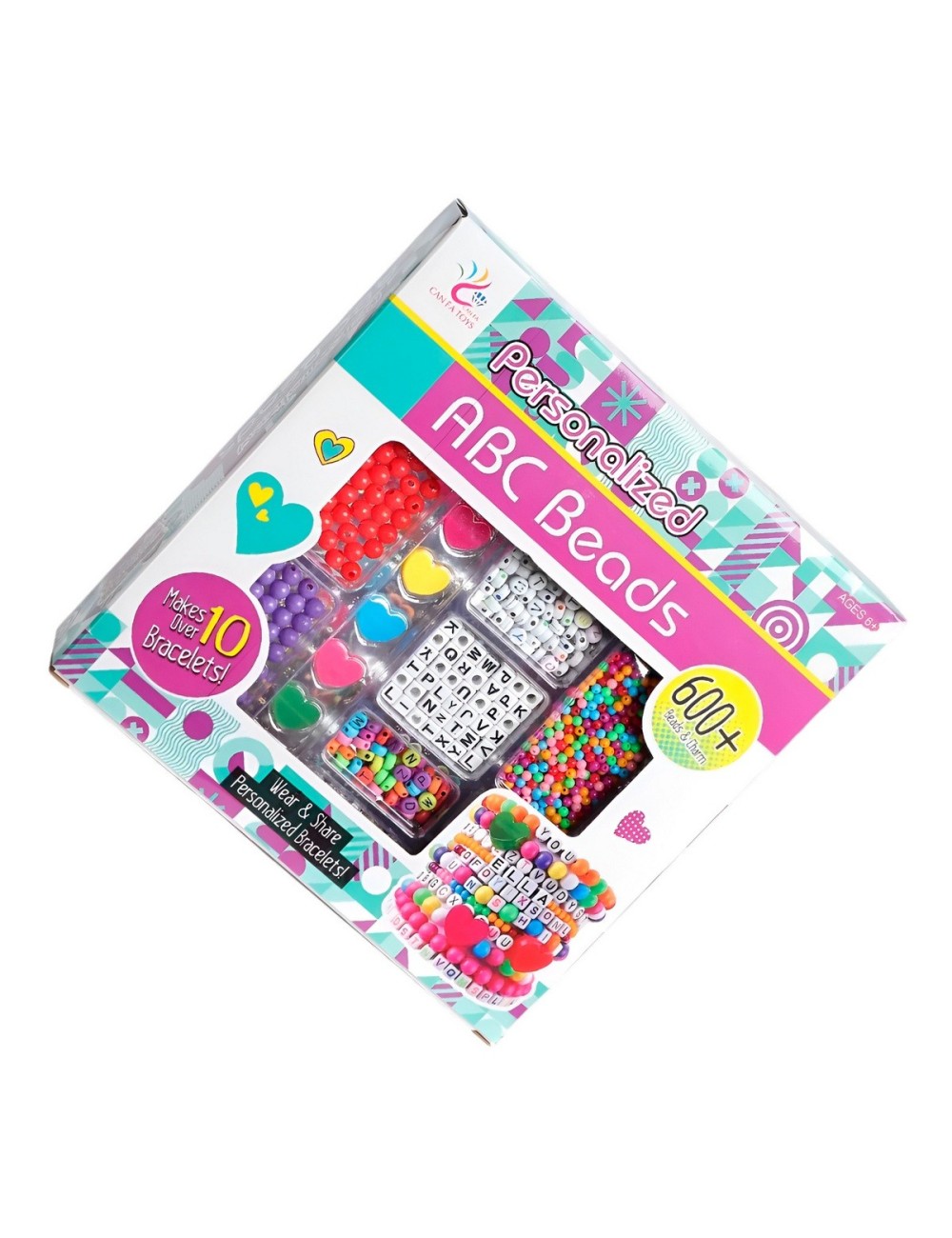 Set Kit Para Hacer Pulseras Charms Juguete Interactivo Abc