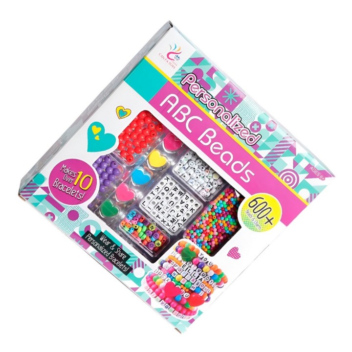 Set Kit Para Hacer Pulseras Charms Juguete Interactivo Abc