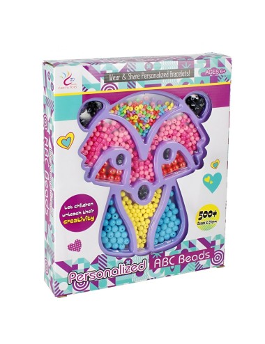 Set Kit Para Hacer Pulseras Charms Juguete Didactico Mapache