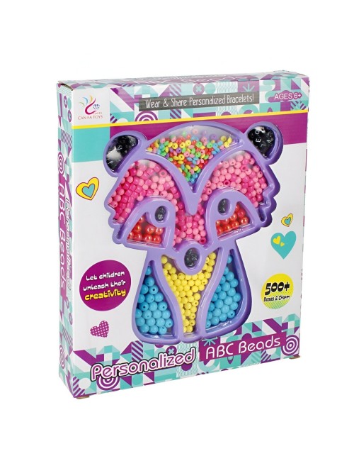 Set Kit Para Hacer Pulseras Charms Juguete Didactico Mapache