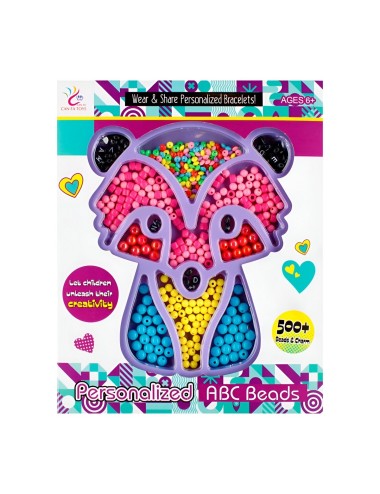 Set Kit Para Hacer Pulseras Charms Juguete Didactico Mapache