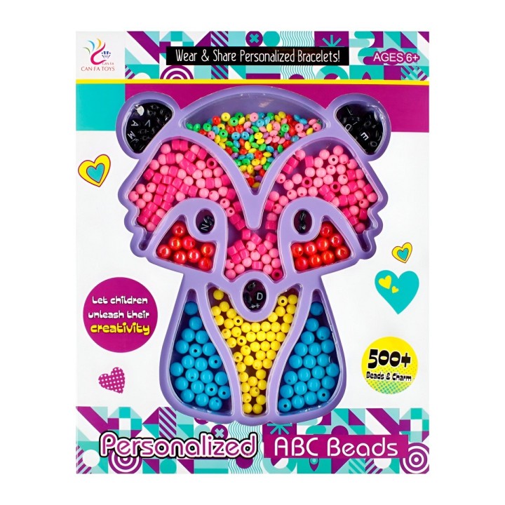 Set Kit Para Hacer Pulseras Charms Juguete Didactico Mapache