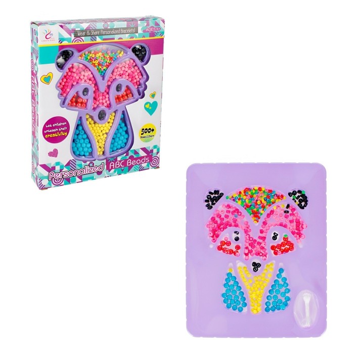 Set Kit Para Hacer Pulseras Charms Juguete Didactico Mapache