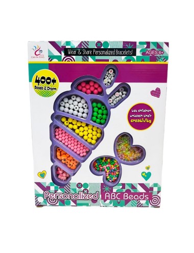 Set Kit Para Hacer Pulseras Charms Juguete Didactico Cono