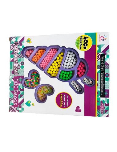 Set Kit Para Hacer Pulseras Charms Juguete Didactico Cono