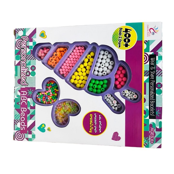 Set Kit Para Hacer Pulseras Charms Juguete Didactico Cono | Dayoshop