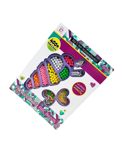 Set Kit Para Hacer Pulseras Charms Juguete Didactico Cono