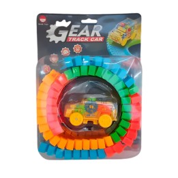 Pista De Carros Gear Con Carro De Engranaje + Baterias