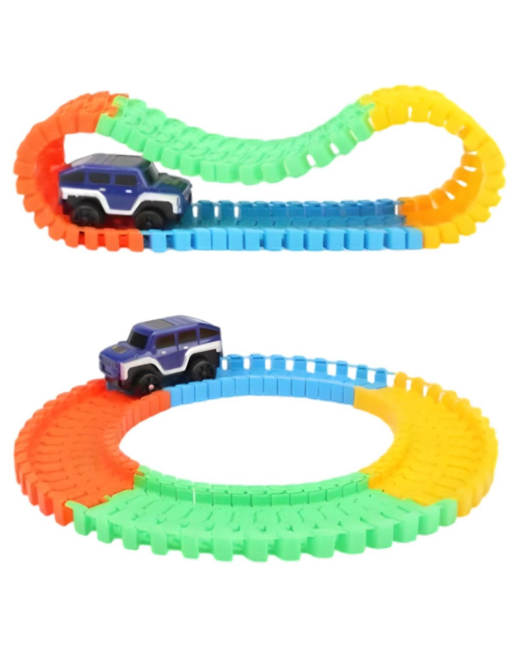 Pista De Carros Gear Con Carro De Engranaje + Baterias