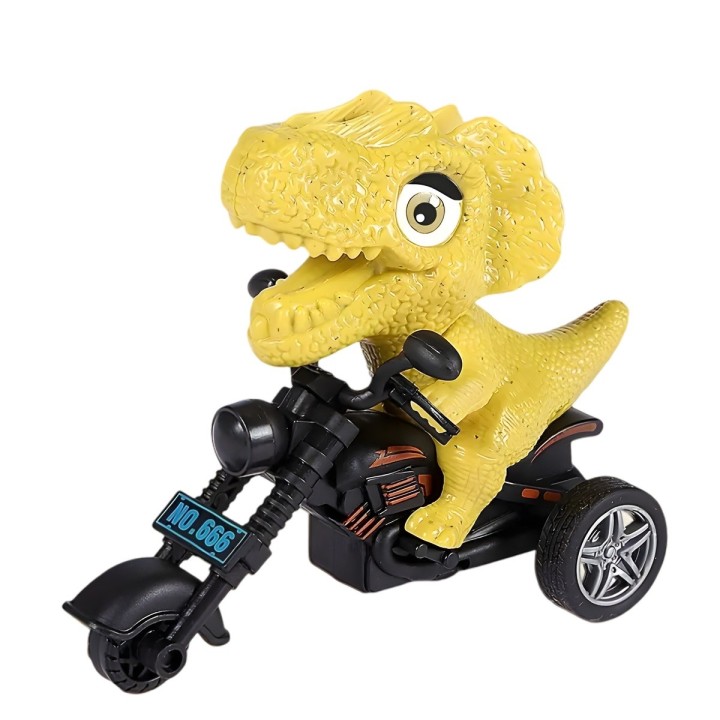 Moto Dinosaurio Jurassic Set De Juguete Niños X 4 Unidades
