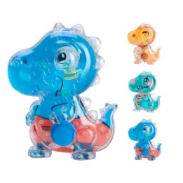 Juguete Anillos Diseño Atari De Agua Dinosaurio Rex X 3 Unid
