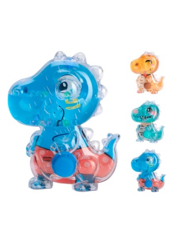 Juguete Anillos Diseño Atari De Agua Dinosaurio Rex X 3 Unid