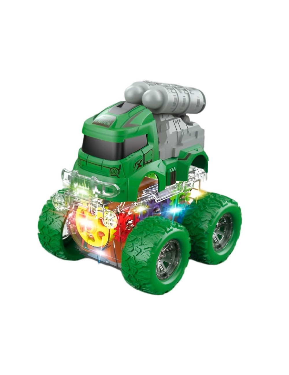 Carro Monster Militar Set De Juguete X 3 Unidades