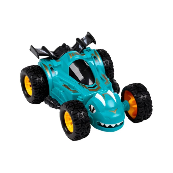 Carro Monster Dinosaurio Arrastre 360 Grados Juguete X 2 Un