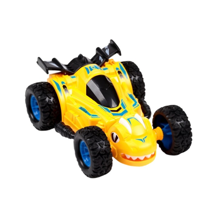 Carro Monster Dinosaurio Arrastre 360 Grados Juguete X 2 Un