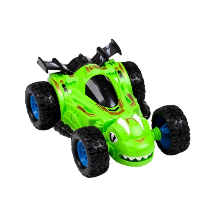 Carro Monster Dinosaurio Arrastre 360 Grados Juguete X 2 Un