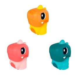 Carro Dinosaurio Rex Impulso Set Juguete X 3 Unidades