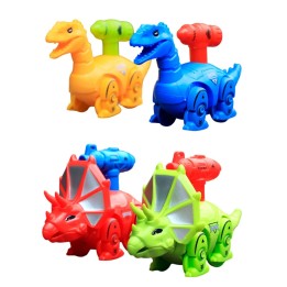 Carro Dinosaurio Jurassic Set Juguete Niños X 4 Unidades