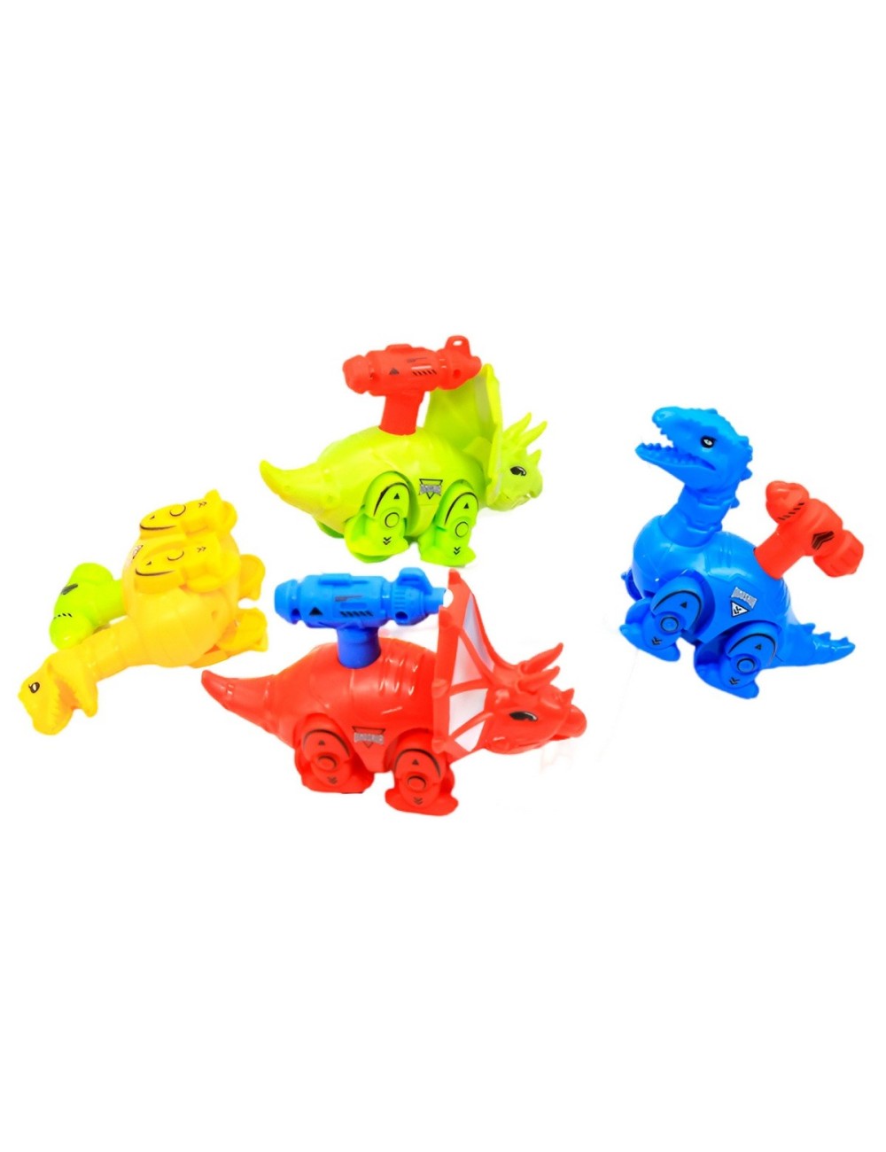Carro Dinosaurio Jurassic Set Juguete Niños X 4 Unidades