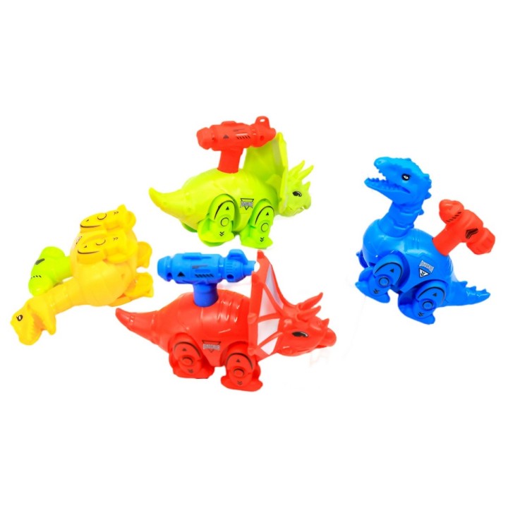 Carro Dinosaurio Jurassic Set Juguete Niños X 4 Unidades