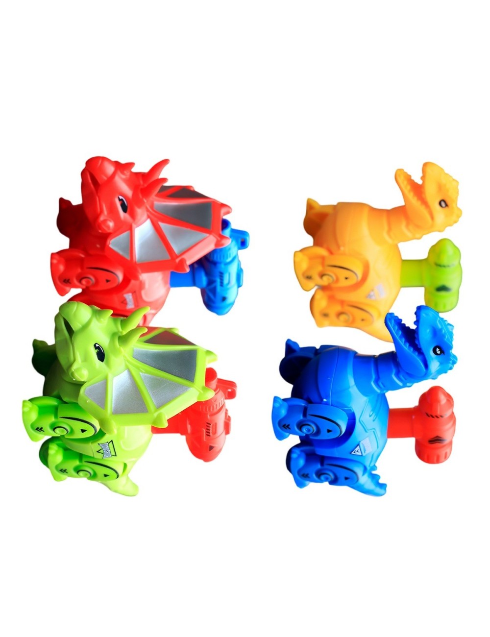 Carro Dinosaurio Jurassic Set Juguete Niños X 4 Unidades