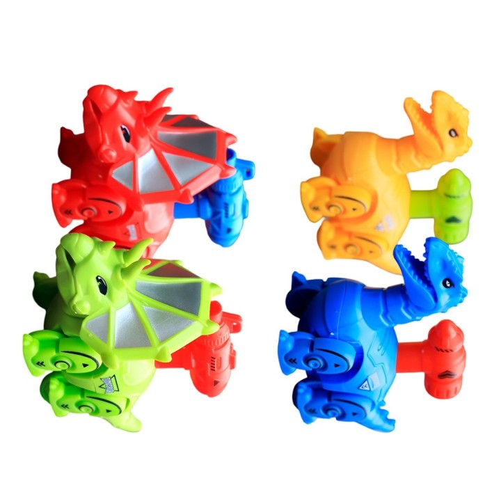 Carro Dinosaurio Jurassic Set Juguete Niños X 4 Unidades