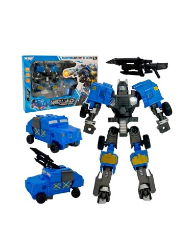 Figura Robot Transformable Juguete Coleccionable +accesorios