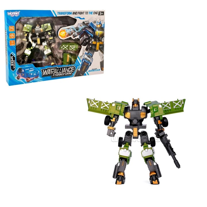 Figura Robot Transformable Juguete Coleccionable +accesorios | Dayoshop