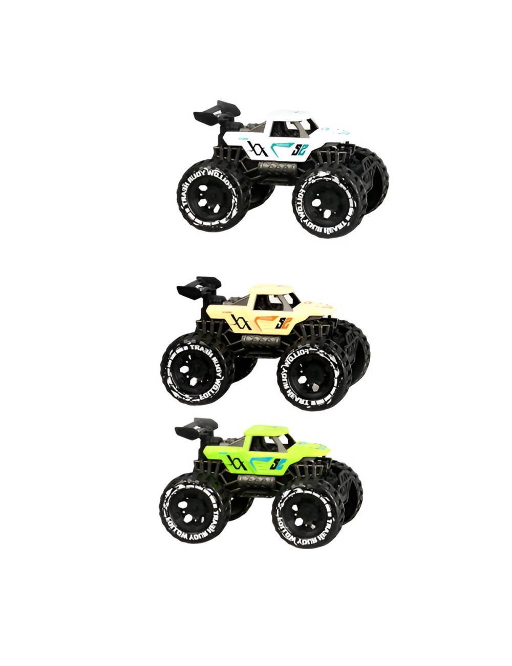 Camioneta Carro Racing Juguete Didactico X 3 Unidades