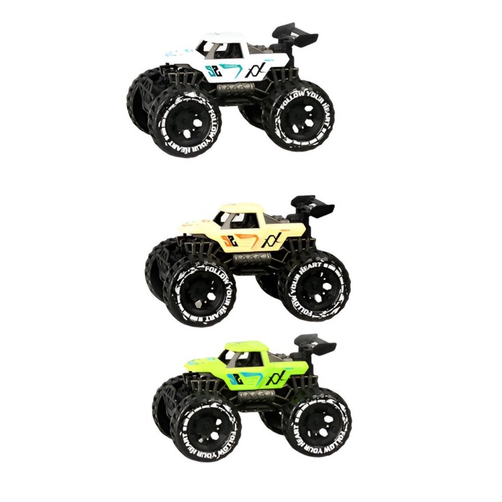 Camioneta Carro Racing Juguete Didactico X 3 Unidades