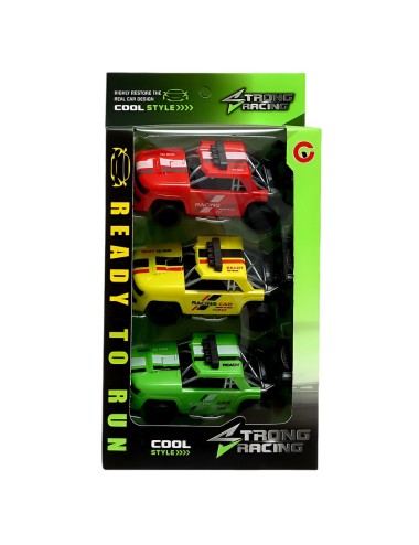 Camion Carro Racing Buggy Juguete Didactico X 3 Unidades